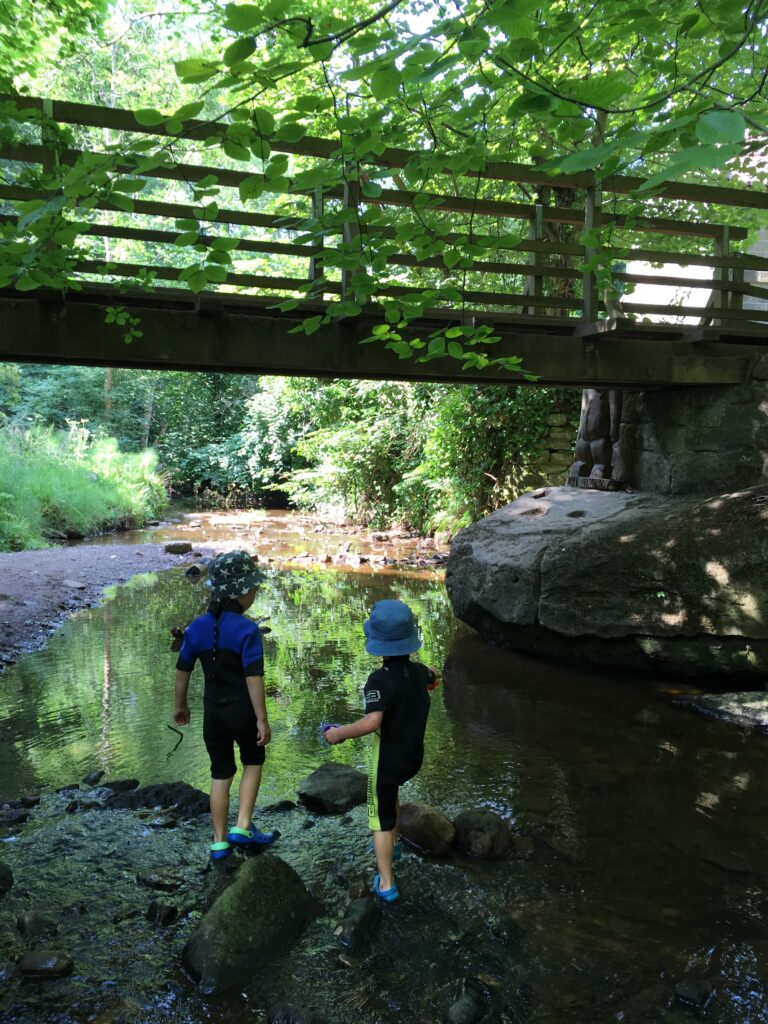 Paddling in May Beck