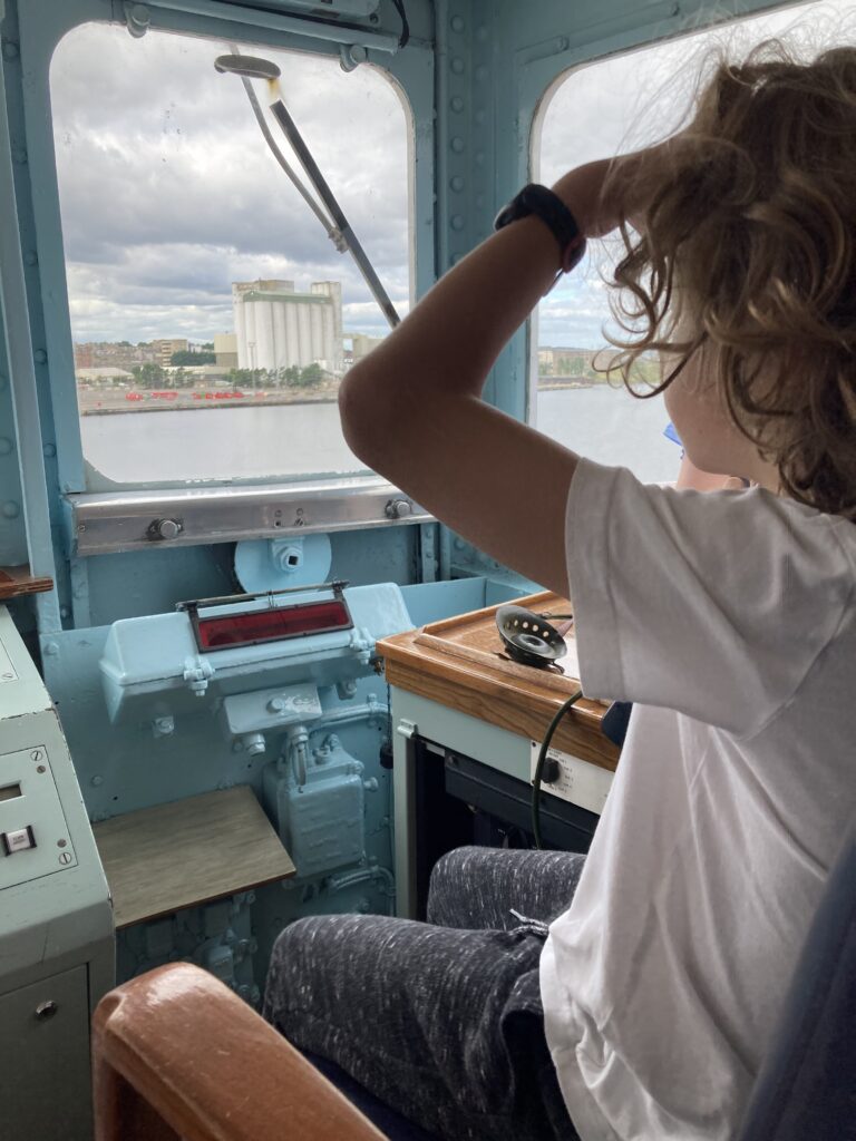 On the Royal Yacht Britannia, Edinburgh