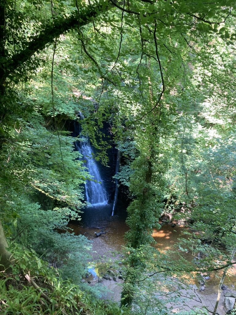 Falling Foss waterfall