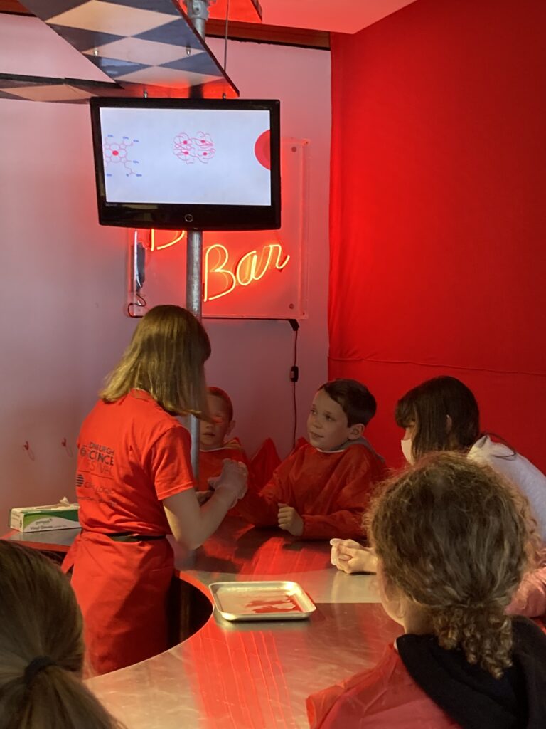 Workshop at the City Arts Centre Edinburgh as part of Edinburgh Science Festival