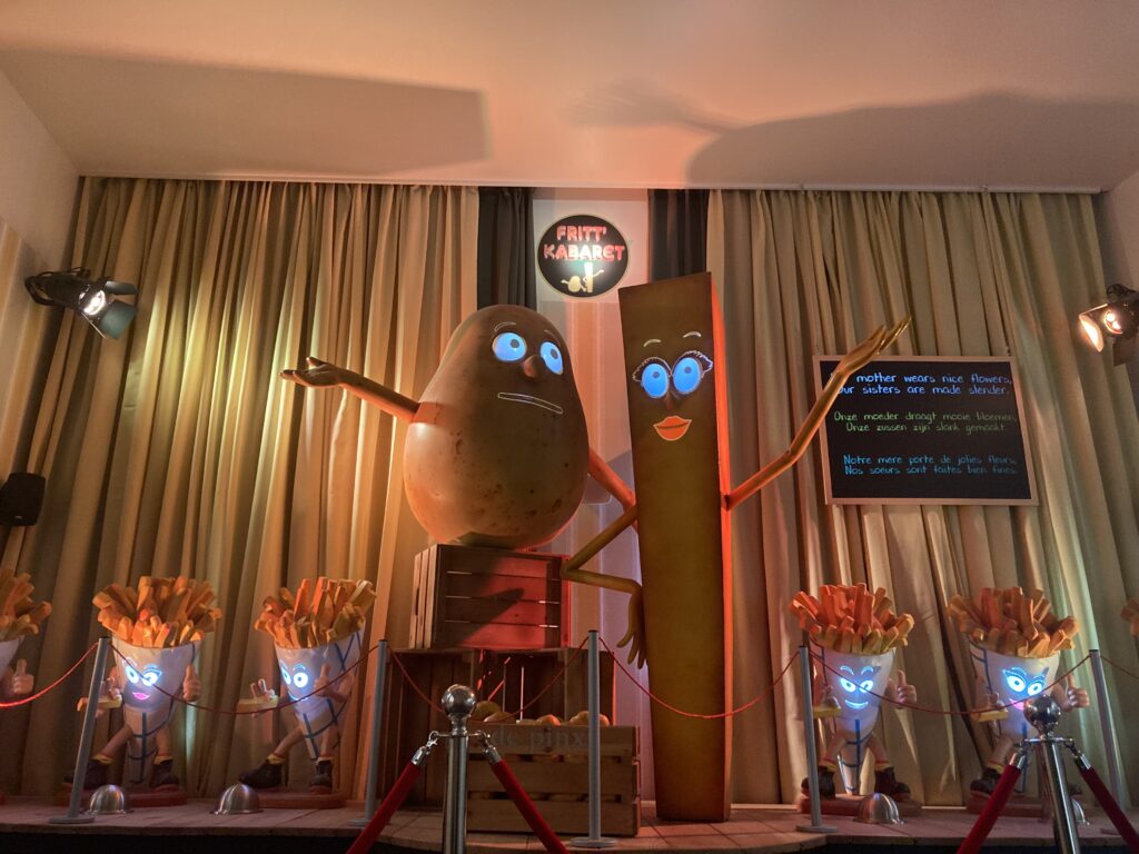 Fries cabaret at the Friet Museum Bruges