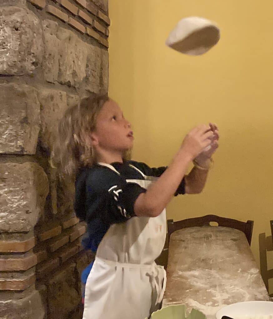 Pizza making workshop in Sorrento