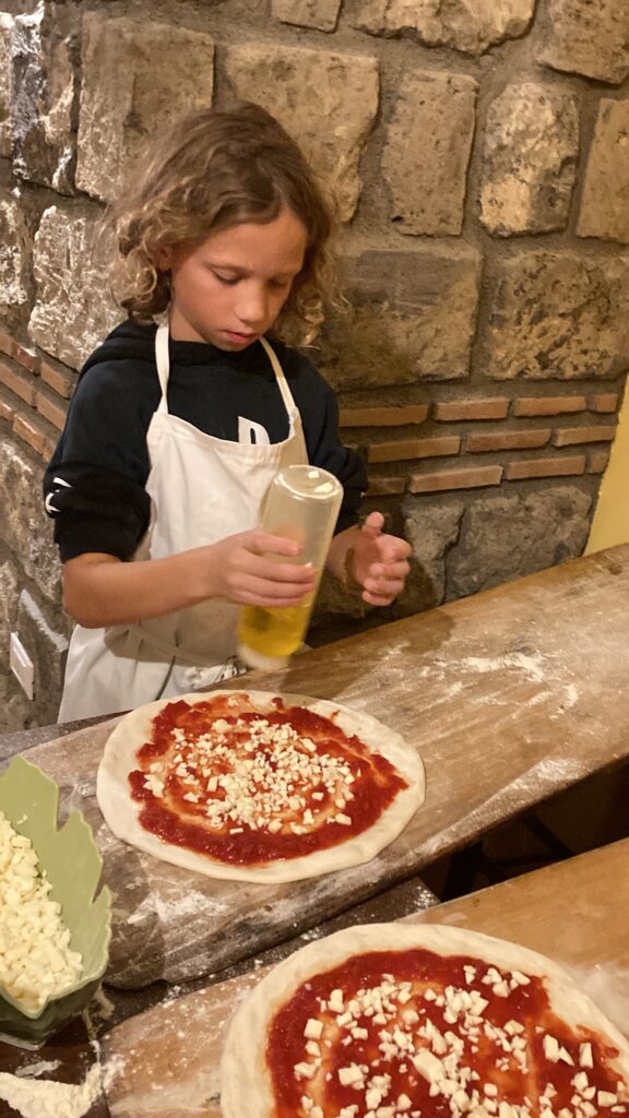 Pizza making workshop in Sorrento, Italy
