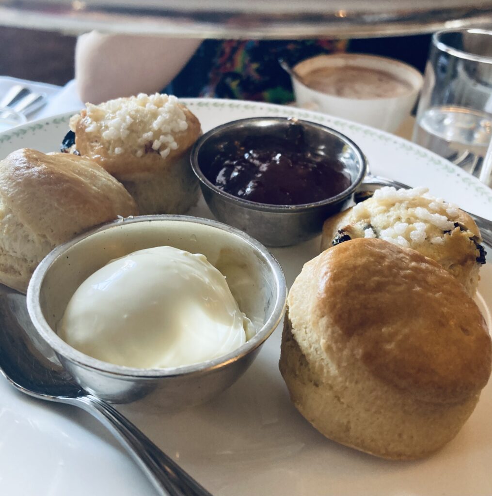 Scones for afternoon tea at Betty's York