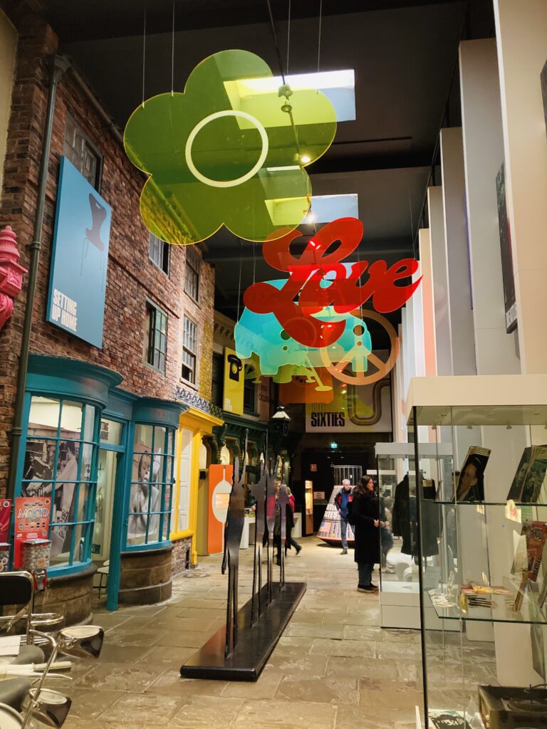 1960s recreated street on our visit to the Castle Museum York