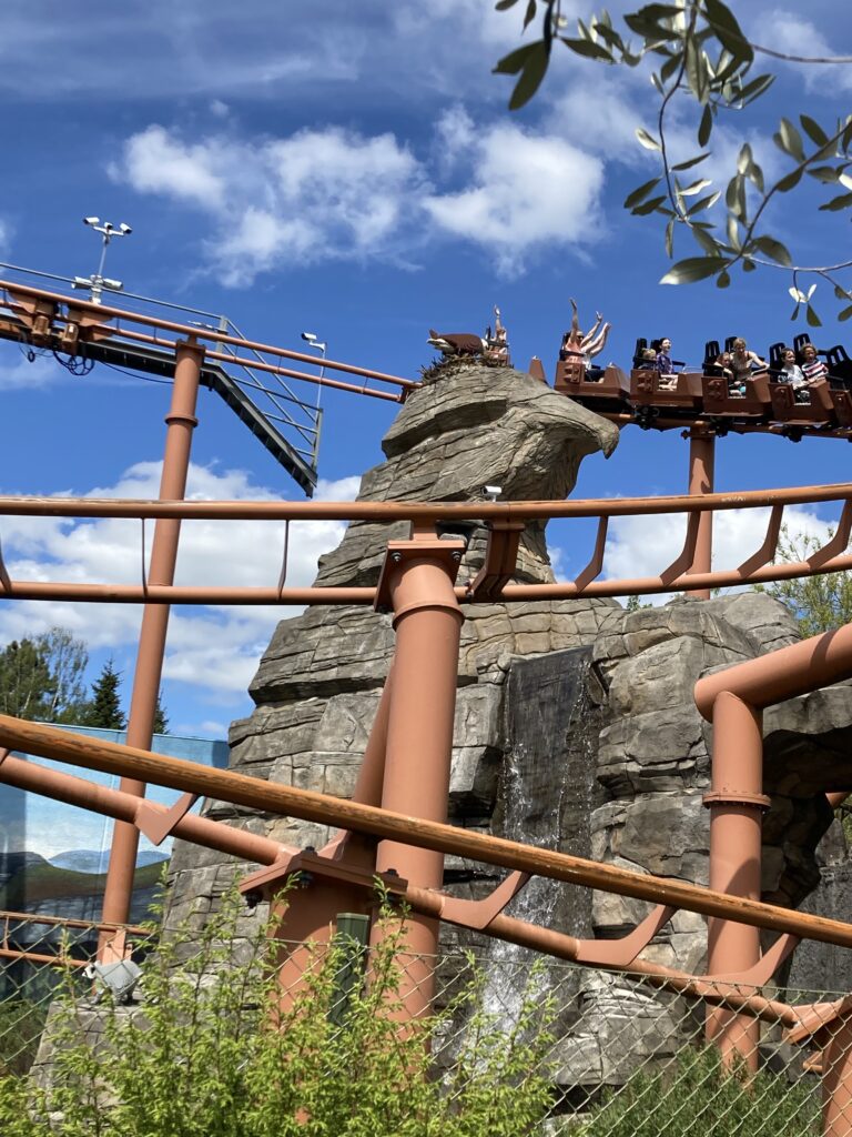 Rollercoaster at Legoland Billund