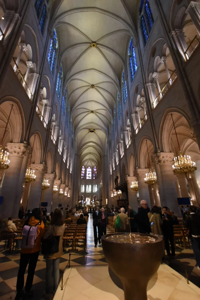 Central Nave at Notre Dame Paris