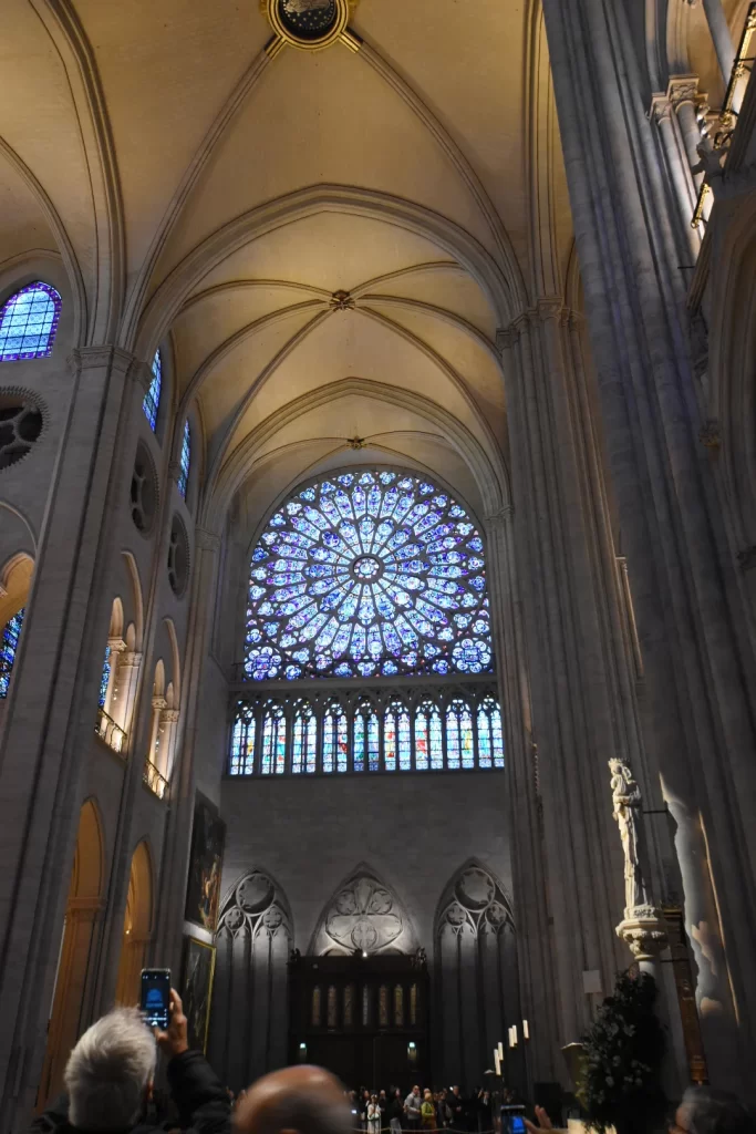 Rose window at Notre Dame, Paris