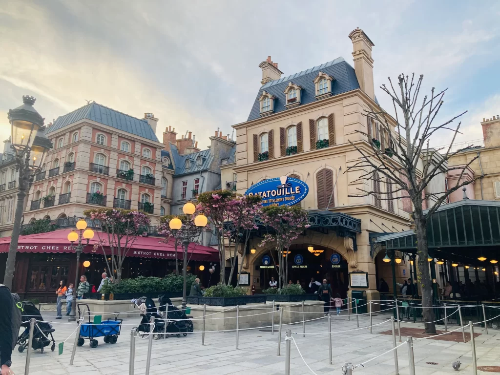 Ratatouille Ride at Disneyland Paris with older kids