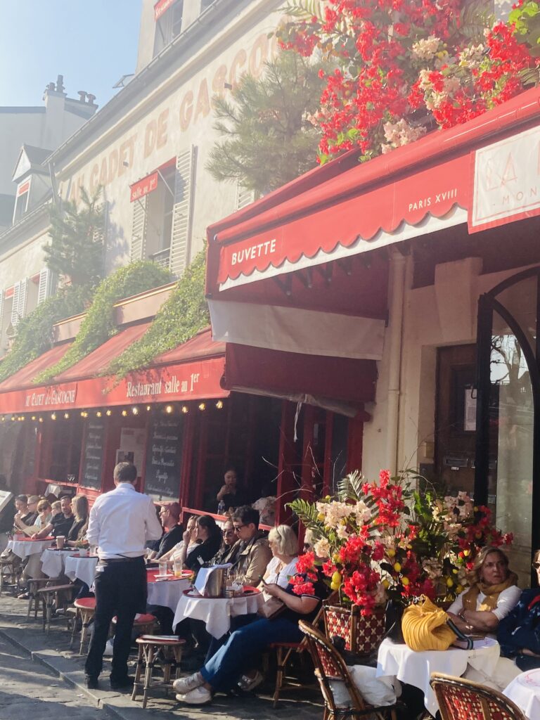 Local café at Montmartre, Paris