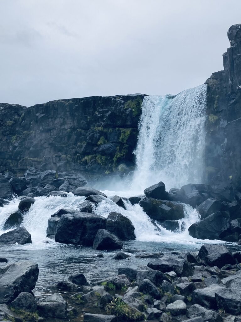 Oxarafoss in Thingvellir / Pingvellir National Park, Golden Circle Iceland