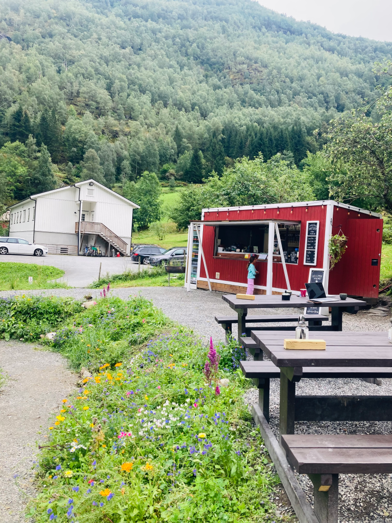 Fjord Farm - a great place for lunch in Flam with kids